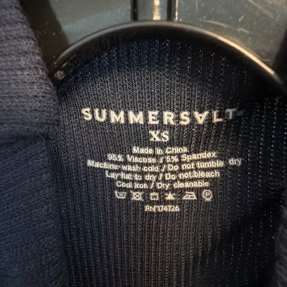 Summersalt High-Neck Ribbed Bodysuit Size XS - Picture 2 of 3